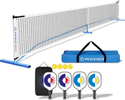 China Whole 600D Oxford Cloth 22FT Factory Sale 2023 Factory Price Portable Outdoor Regulation Reinforced Version Pickleball Net 22FT for sale