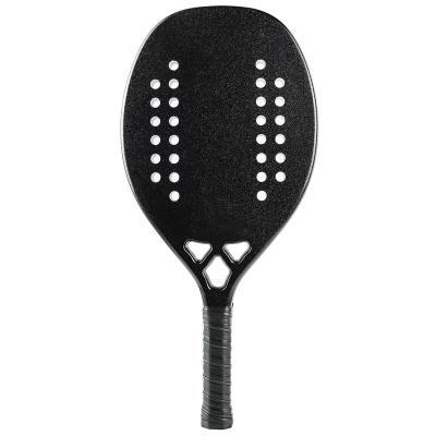 China Wholesale Custom Professional Full Beach Games Carbon Fiber Beach Tennis Racket with White EVA Foam for sale