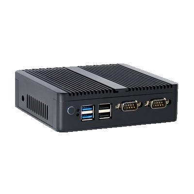 China For Business WANLAN Customize Mini PC Unit with 4GB RAM SSD 128GB 2x Serial Port 2x LAN 4x USB and Ethernet Connection for sale