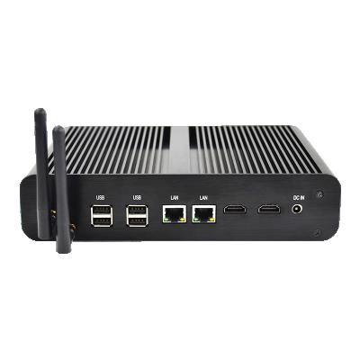 China For Business WANLAN PC i3 ​​5010U 2ram Mini 2COM Slot 2LAN 2HD 8USB support WiFi 3G 4G LTE sim slot Fanless Ports Optional for sale