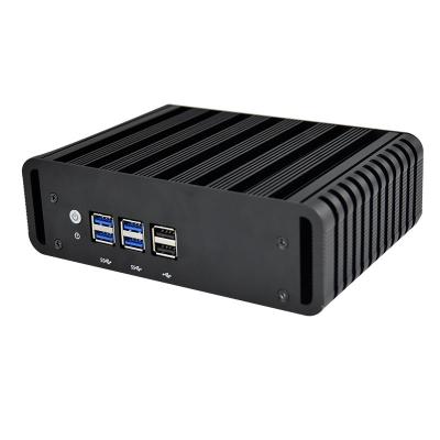 China For Business WANLAN Mini PC Generation i7 6 6500U support fanless 3G 4G LTE module or wireless embedded computer with LAN and HD output for sale