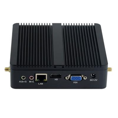 China For Low Cost Mini Pc Aluminum Alloy Material Fanless Business Support Wifi Mini Pc for sale