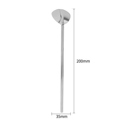 China New 2021 Viable Amazon Style Love Heart Shape Stainless Steel Straw Spoon Metal Straw for sale