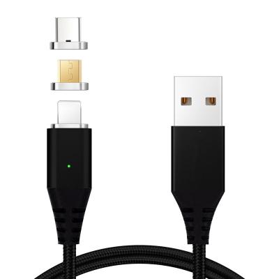 China 3 In 1 Lightning / Type C Micro USB Cable 2.4A Multifunctional For Cell Phone for sale