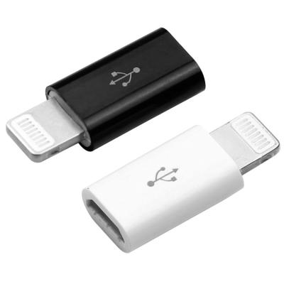 China Micro USB Female To IOS Male Lightning Adapter Converter for sale