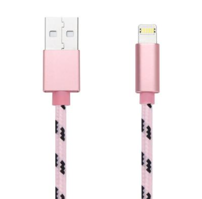 China Aluminium-Shell alles in einem Aufladungskabel, 2 in 1 Nylon umsponnenem Usb-Kabel zu verkaufen