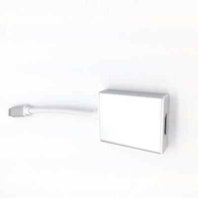 China Mann zu weiblichem Adapter USBs C bis HDMI Aluminiumoberteil Wohnung für Konferenz zu verkaufen