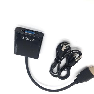 China High Resolution HDMI Converter Adapter , HDMI Male To VGA Female Adapter for sale