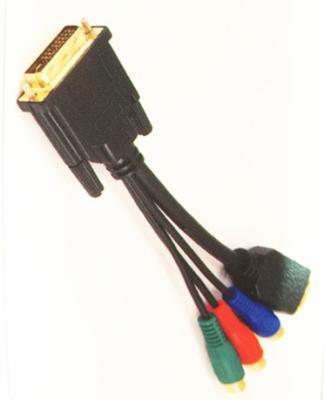 China DVI Male To HDMI  Female And 3RCA Female Adapter For Home ROHS Approved for sale