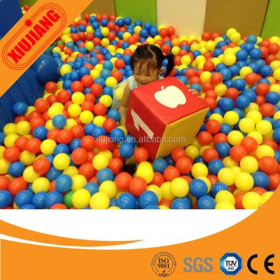 China Kids Climing and Equipment 2020, Ocean Slide Kindergarten Playground Pro-Environment Game Plastic Colorful Bulk Ball Pit Balls for sale