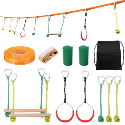 China Amusement Park Throws Children Climbing Line Sports Item Loose Line Outdoor Kids Amusement Rope Children Obstacle Training Equipment for sale