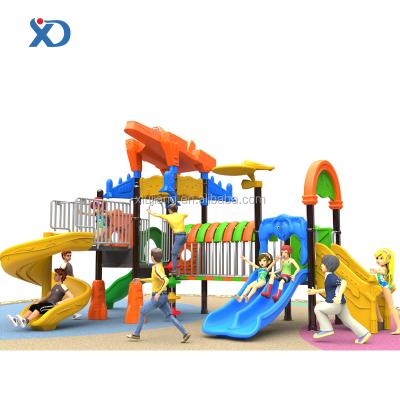 China XJ1B02501 Schools Plastic Kids Spiral Slide For Children for sale