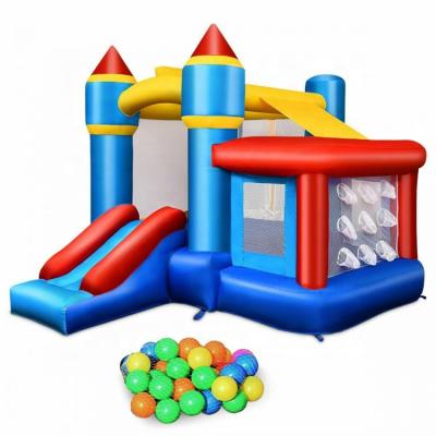 China Plastic Playground Bounce House Inflatable Castle With Balls&Bag for sale