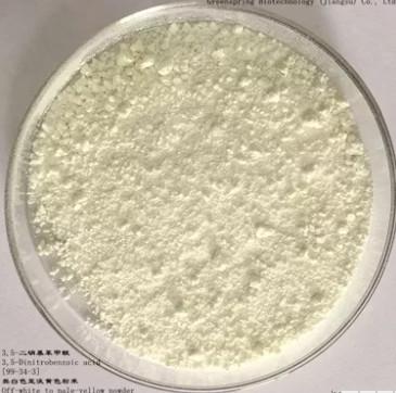 Китай DNBA Nitrobenzoic кисловочный CAS 99 кислота 34 3 3 5 Dinitrobenzoic продается