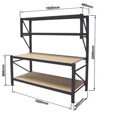 China Durable Heavy Duty 4 Tier Longspan Workbench for sale