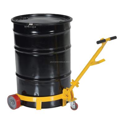 China Cheap Price Material Handling Drum Dolly Cart Barrel Wheels Round Dolly Storage Heavy Duty 55 Gallon for sale