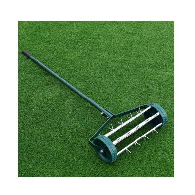 China Factory Wholesale Price Durable Steel Lawn Roller 18 Inch Lawn Rolling Aerator for sale