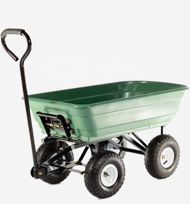 China Online Storage Wholesale 150-200kg Platform Trucks Garden Cart Dump Service Cart for sale