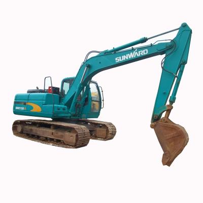 China Building\Agriculture\Construction Digging Good condition used excavator machine excavator used sunward SWE150 for earth digging for sale