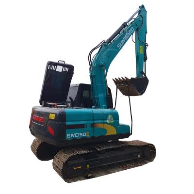 China Building\Agriculture\Construction Digging Hot selling used excavator machine excavator used excavator sunward SWE150 for mining industry for sale