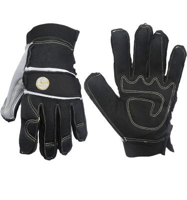 China Palm Reinforcement + Other Gloves Manufacturers High Quality Wear Resistance Glove Industrial Leather Work for sale