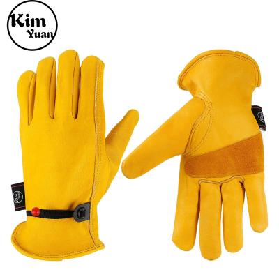 China Durable First Layer Cowhide Garden Cutting Electric Welding Construction Machinery Insurance Supplies Agricultural Work Gloves for sale