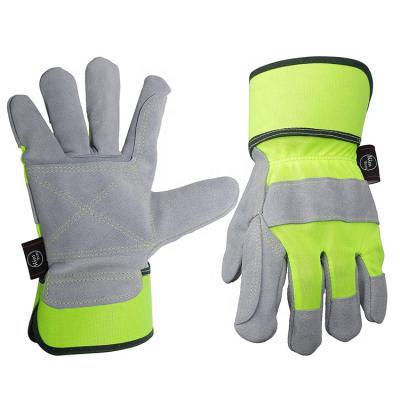 China Durable Green Two-Layer Whip Non-slip Wear-resistant Gardening Operator's Workshop Operation Insurance Work Gloves for sale