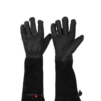 China Excellent Quality Palm Long Leather Gloves Women Winter Garden Gloves Women Slash Proof Gloves for sale