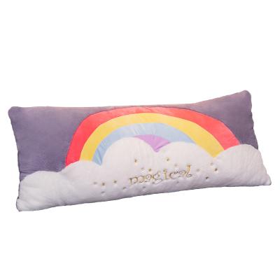 China Creative Plush Doll Product Cushion Rainbow Shaped Custom Kids Gifts Plush Pillow for sale