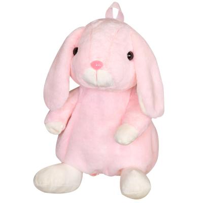 China Cute Plush Doll Product Fashion Plush Bunny Bag Animal Plush Bunny Rabbit Bag Backpack For Kids Lovely Schoolbag for sale