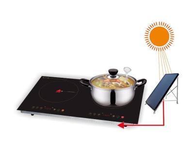 China Car Electric Stove 2 Double Burner Infrared Cooker With Knob for sale