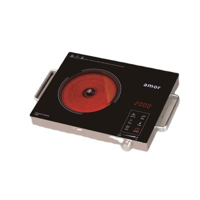 China 2022 Hotel Touch+Knob Skin Control Kitchen Cooker Portable Multifunctional Single Burner Infrared Cooker for sale