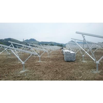 China Easy Install High Quality Solar Photovoltaic Ground Mounting Racks Solar Panel Solar Racking Systems for sale