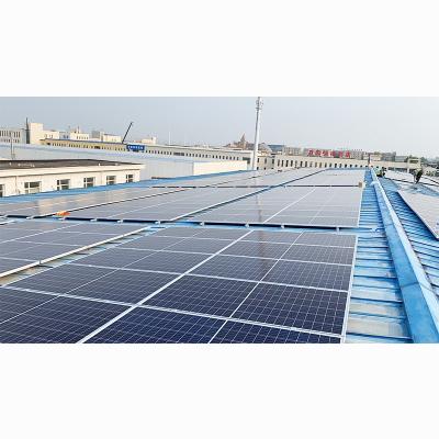 China Frameless Solar Mounting Or Roof View 7KW For Tin / Metal PV Energy System for sale