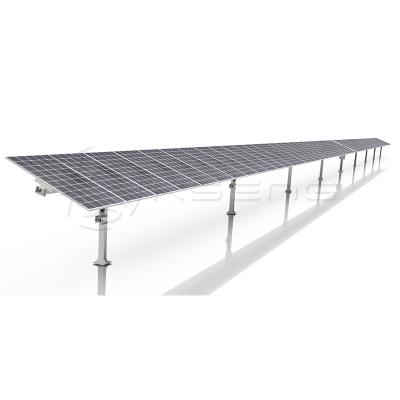 China HDG Steel China Manufacturer Solar Tracking Mount Structure Single Axis Solar Panel Tracking Installation System for sale