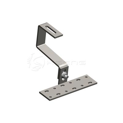 China Adjustable Height Roof Hook Tile System Slate Roof Rack Solar Mounting Accessories Tile Roof Hooks for sale