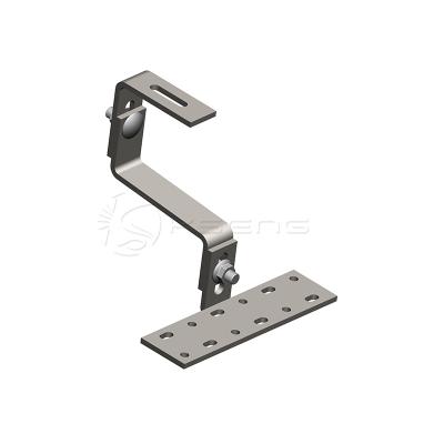 China High Quality Roof Solar Photovoltaic Shingle System Stainless Steel Tile Roof Flat Hooks Mounting Hooks for sale