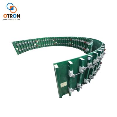 China Easily Assembled Concrete Wall Formwork System Precast Plywood Curved Wall Formwork for sale