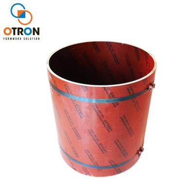 China Custom Construction Formwork Easily Assembled Wholesale Plywood Round Column Formwork for sale