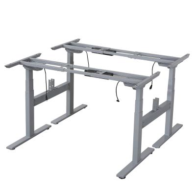 China Face to Face Workstation Table (Height) Height Adjustable Adjustable Frame Electric Desk Legs Rest Support Desk Frame for sale