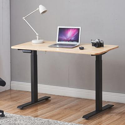 China Direct iron l shape adjustable (height) desk factory supply electric adjustable frame for standing desk for sale