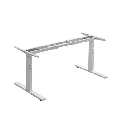 China (Height) Double Motor Adjustable Electric Modern Office Desk Equipment Singapore for sale