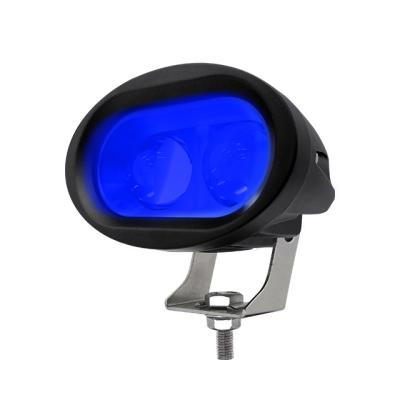 China Aluminum Alloy Forklift Warning Light Red And Blue Dot Projector Warning Light for sale