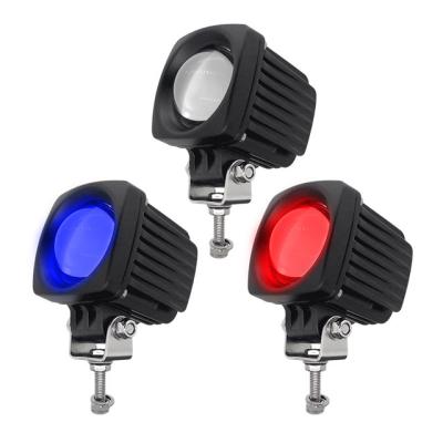 China Aluminum Alloy Forklift Blue Dot Border Dynamic Flashing Warning Light for sale