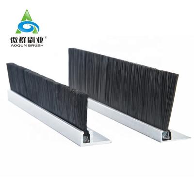 China Dust-proof.Cleaning. Fireproof Door Frame Dust Prevention Door Frame Dust Strip Brush Seal Aluminum Nylon Sealing Online Technical Support for sale