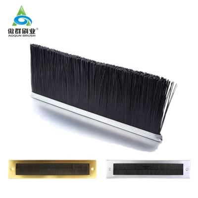 China Mailbox Hardware Nylon Bristle Cover Brush Internal Door Mailbox Plate Brush for sale