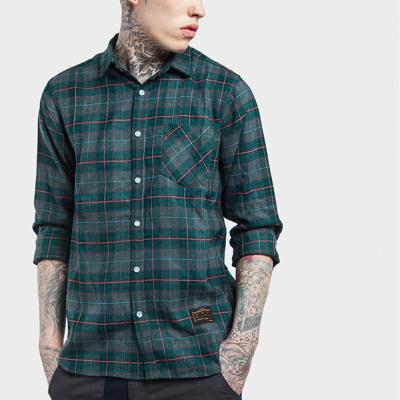 China Spring Autumn Many Colors Men's Long Sleeve Casual Plaids Men's Classic Anti-pilling Dress Shirt for sale