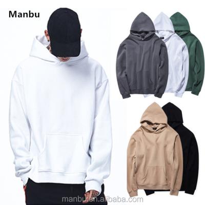 China Oversized anti-pilling slot empty pullover hoodie without string sweatshirt hoodies for men for sale