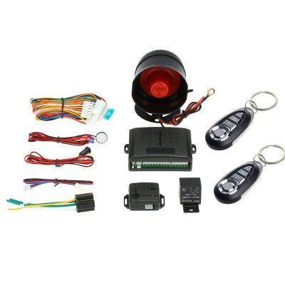 China One Way Stainless Steel Car Alarm System With Manual Central Door Lock / Unlock LB-102 for sale