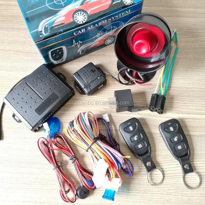 China Stainless steel auto alarm for cars, with led, with remote control lock and unlock, trunk release, for sale